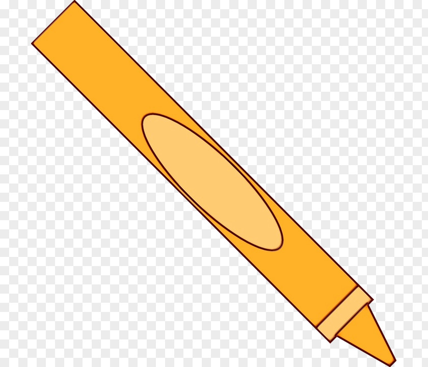 Office Supplies Yellow Pencil PNG