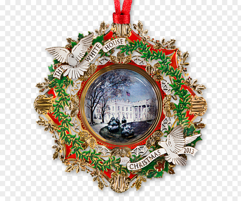Ornaments Collection White House Historical Association Christmas Ornament PNG