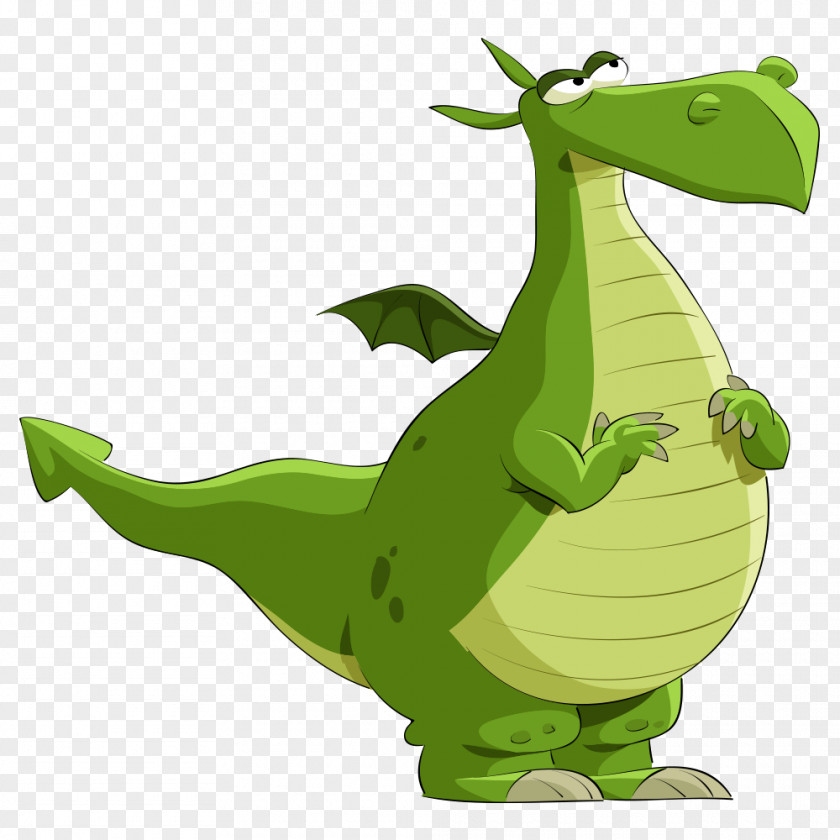 Vector Cartoon Dinosaur Dragon Cuento Infantil Clip Art PNG