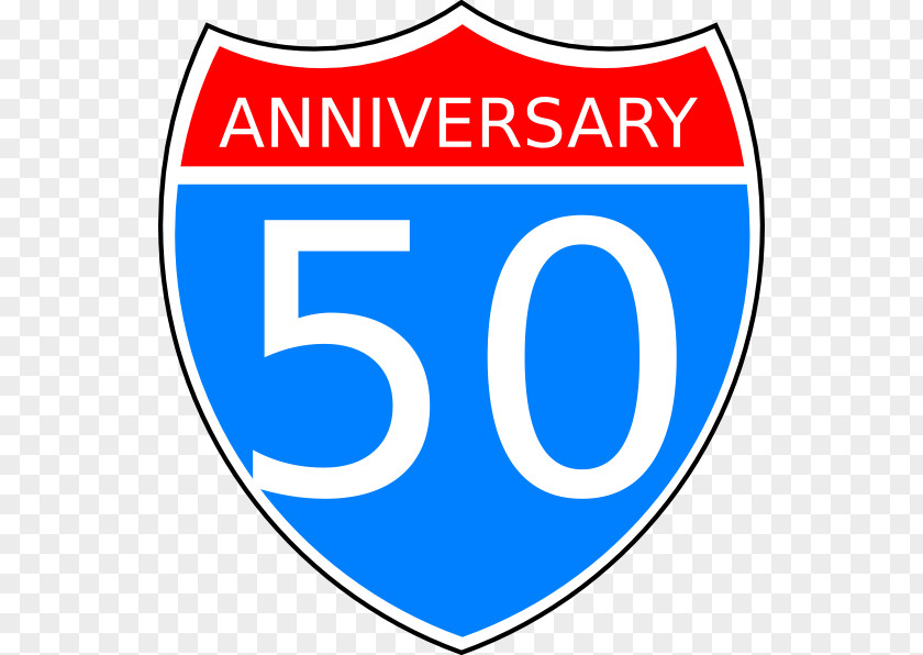 Anniversaries Vector Interstate 80 10 90 US Highway System PNG
