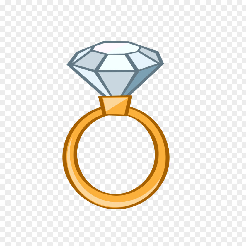 Big Diamond Ring Earring PNG