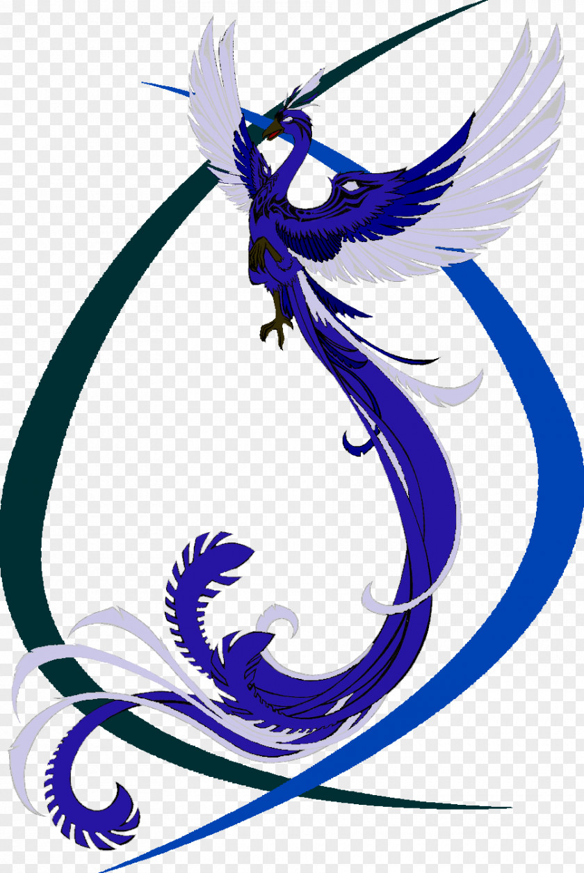 Blue Phoenix Transparent Background PNG