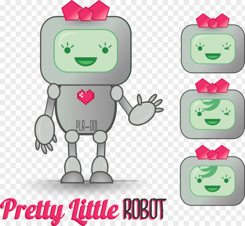 Design Logo Robot PNG