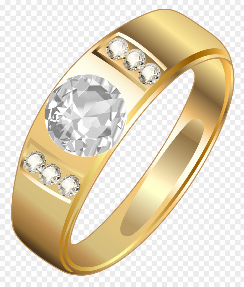 Gold Ring Jewellery Clip Art PNG