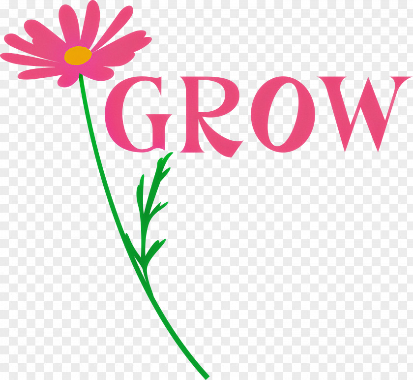 GROW Flower PNG