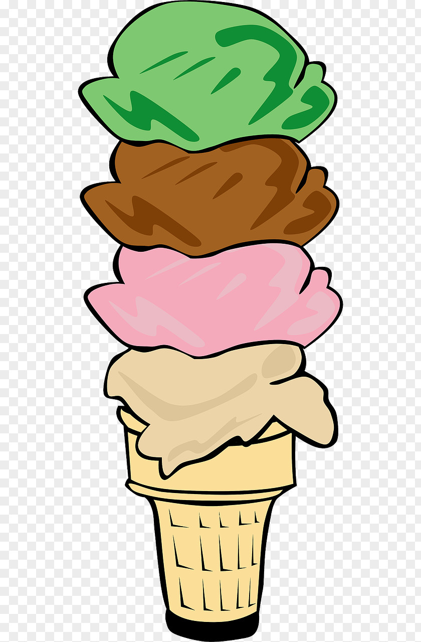 Ice Cream Cones Clip Art Food Scoops PNG