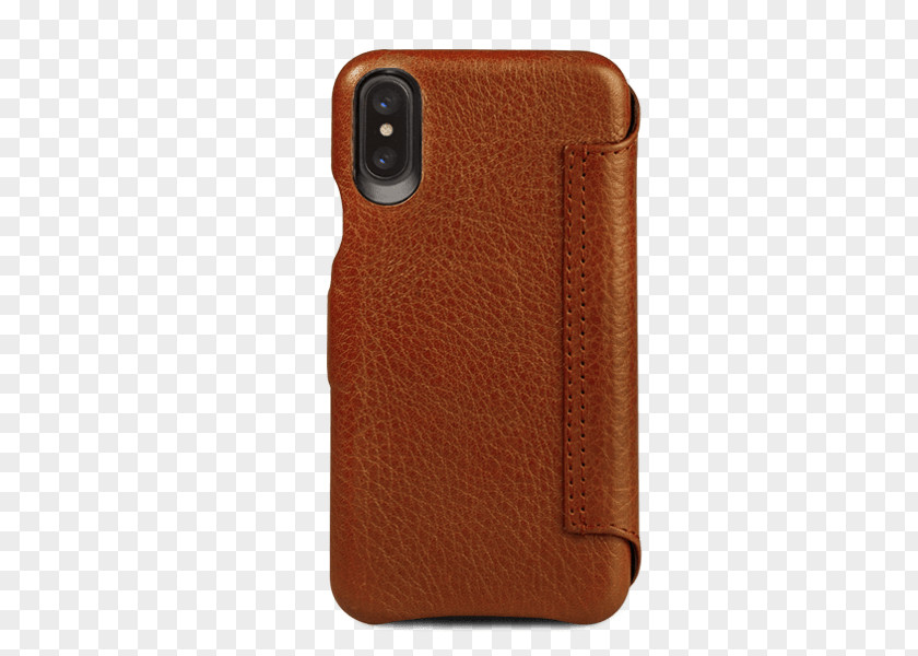 Leather Cover IPhone X Case Hardcover Clamshell Design PNG
