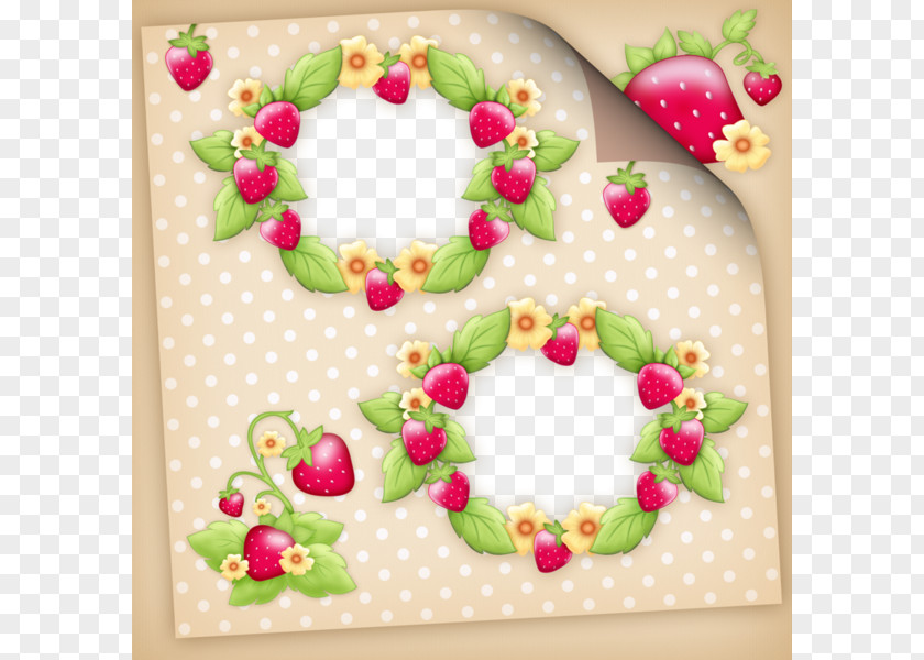 Strawberry Leaves The Ring Frame Shortcake Aedmaasikas PNG