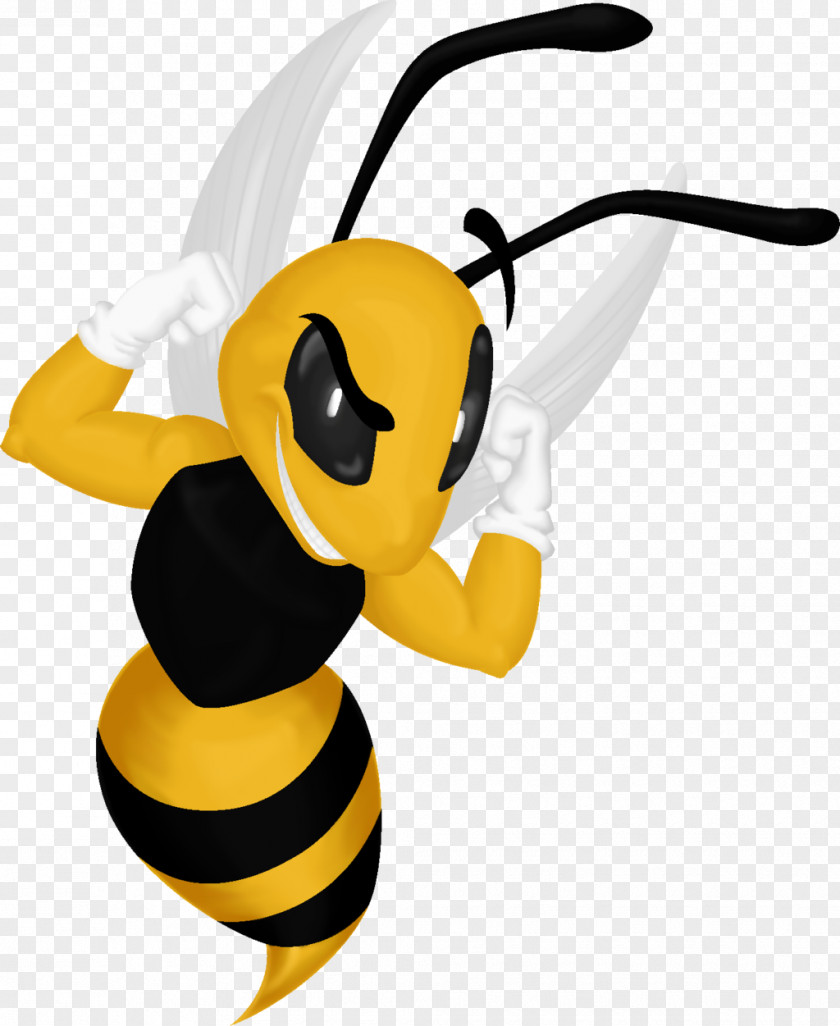 Yellow Jacket Honey Bee Clip Art PNG