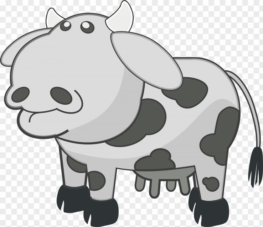 Cow Cattle Animation Clip Art PNG