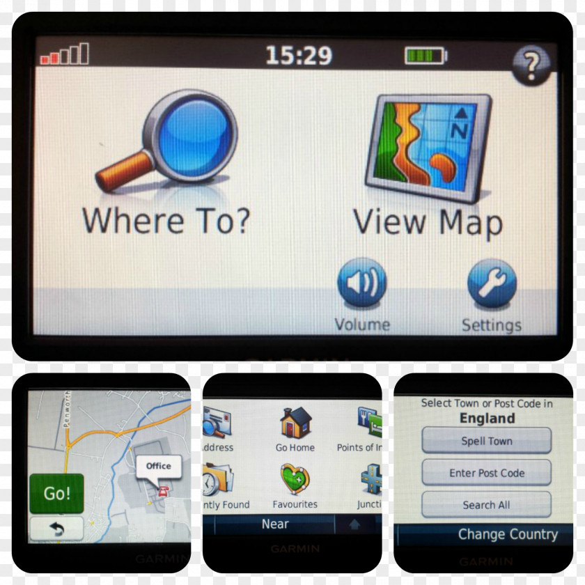 GPS Navigation Systems Garmin Nüvi 2455 Nuvi 1300 Handheld Devices PNG