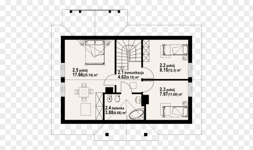 House Hoczew Room Attic Terrace PNG