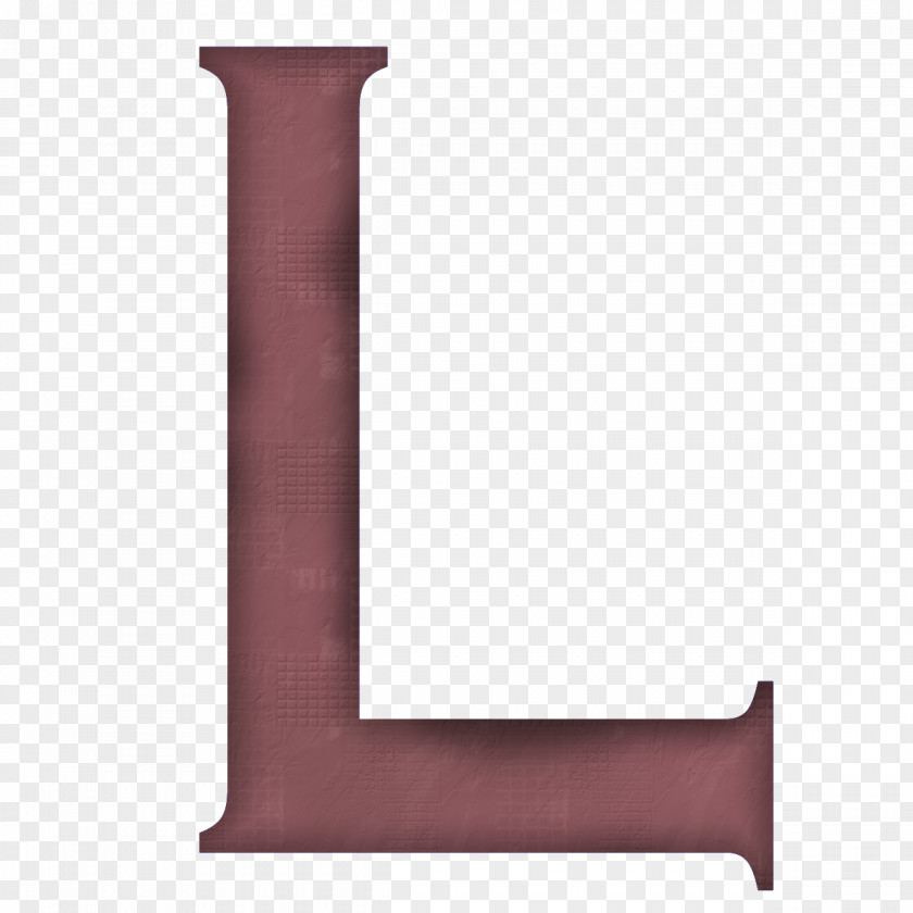 Letter L Mauve Blog Purple PNG