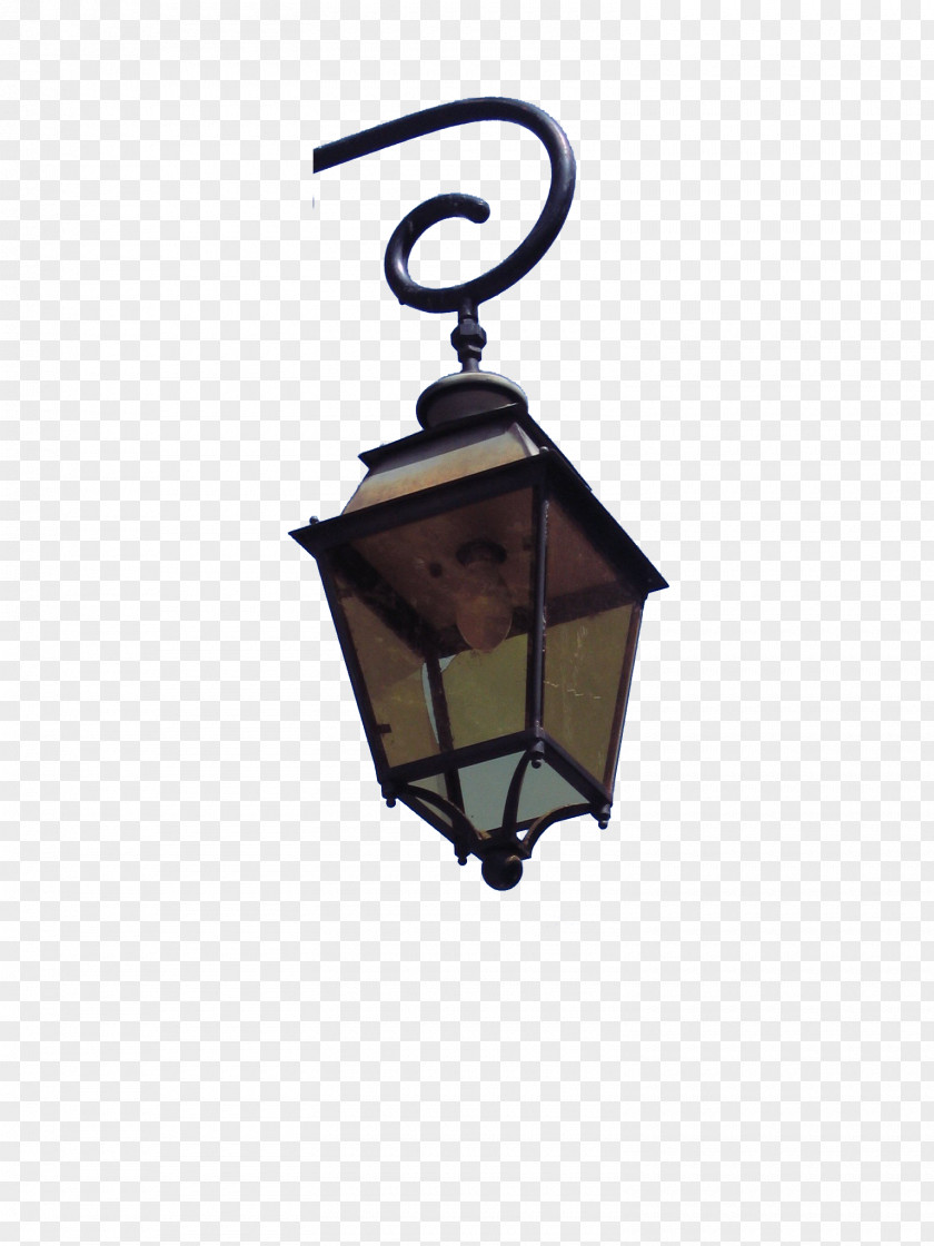 Street Light On The Corner Lighting Lantern PNG