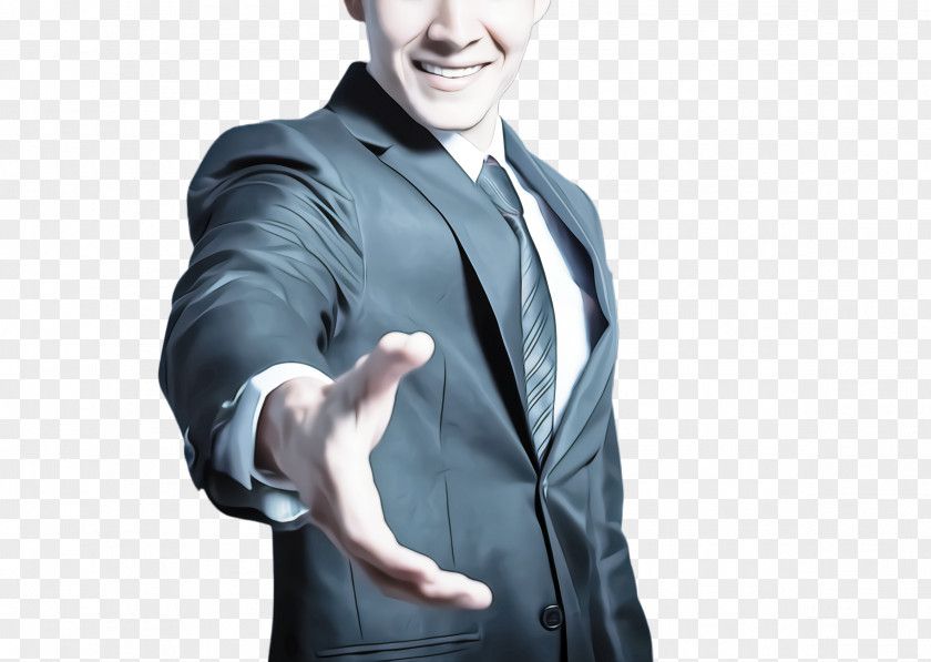 Thumb Finger Suit Gentleman Standing Male Formal Wear PNG