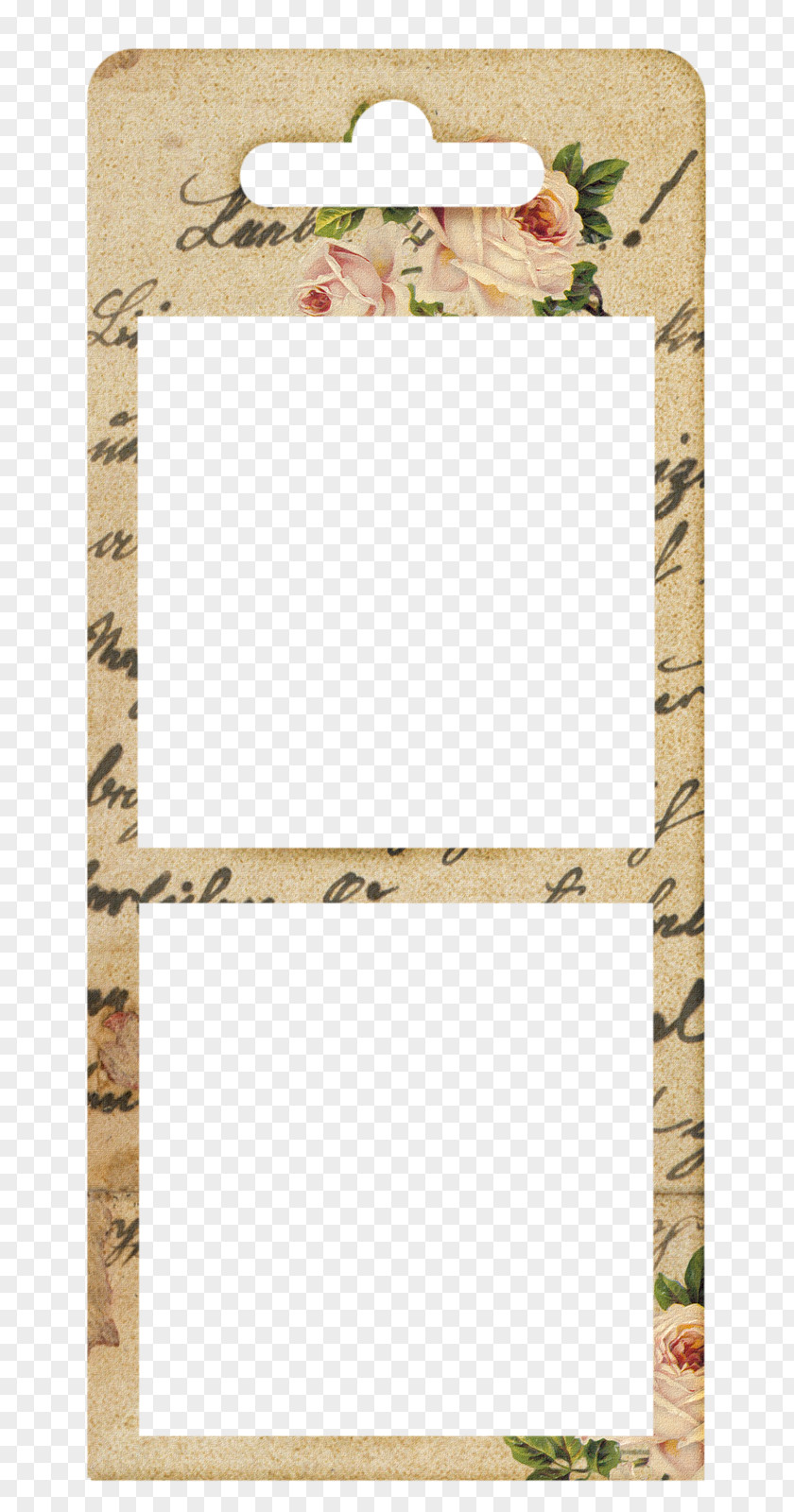 Watercolour Border Picture Frames Paper PNG