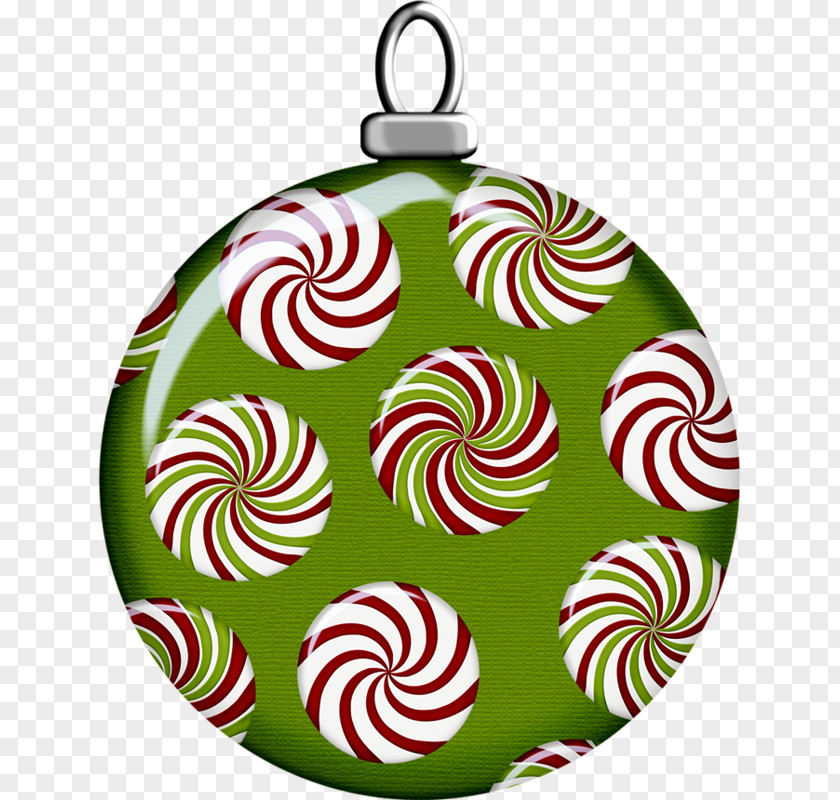 Christmas Ornament Spiral Pattern PNG