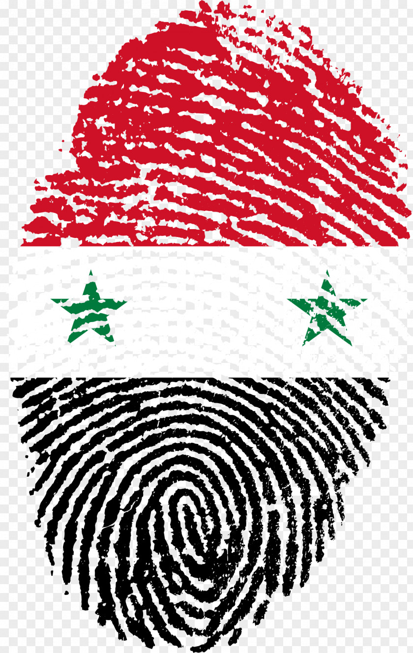 Finger Print Flag Of Syria Honduras National Australia PNG