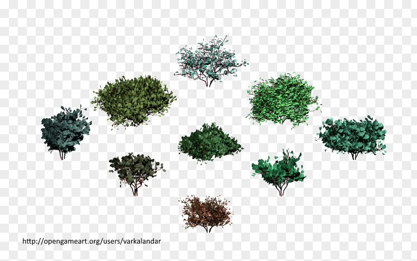 Hedge Shrub Tree Woody Plant Isometric Graphics In Video Games And Pixel Art PNG