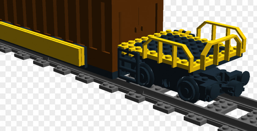 Lego Train Crane Railroad Car Rail Transport Locomotive Railway Platform PNG