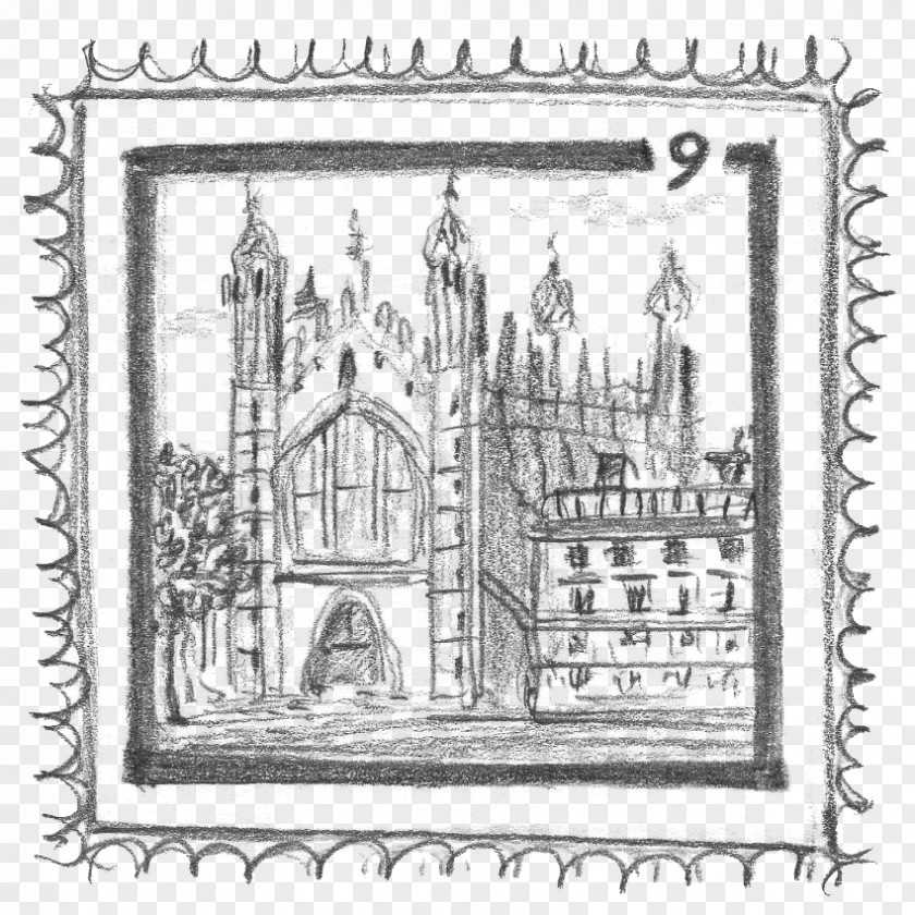 London Stamp Postage Stamps Line Art Place Of Worship White Sketch PNG