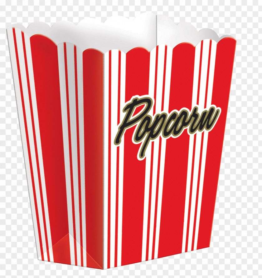 Popcorn Box Hollywood Kettle Corn Paper PNG