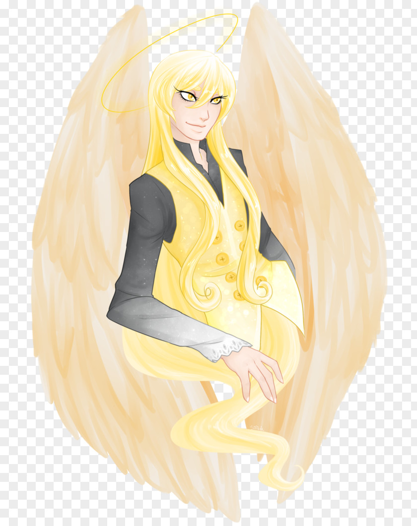 Buy Gifts Fairy Costume Design Illustration Yellow Human Hair Color PNG