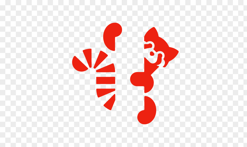 Cancer Red Panda Giant Logo Drawing PNG