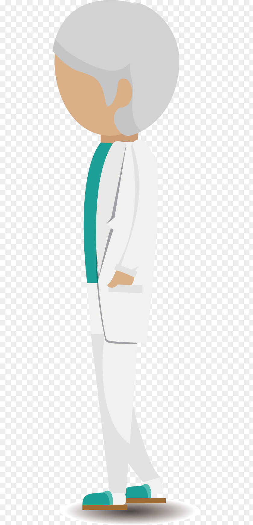 Cartoon Doctor Silhouette Physician Illustration PNG