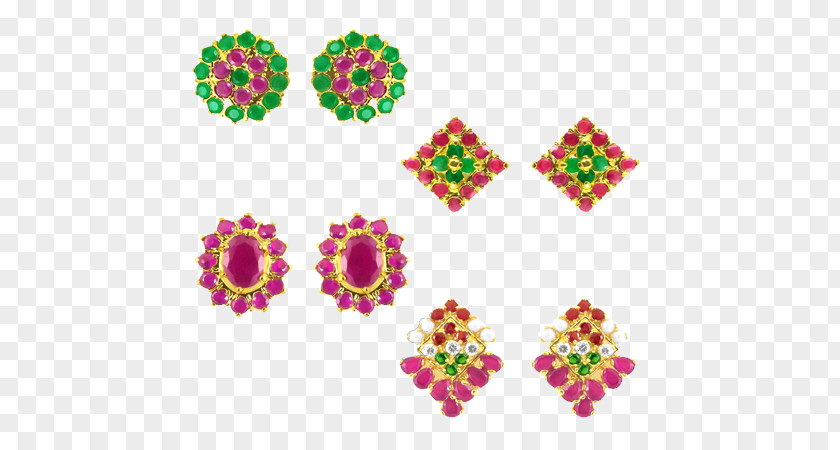 Design Floral Cut Flowers Body Jewellery Pattern PNG