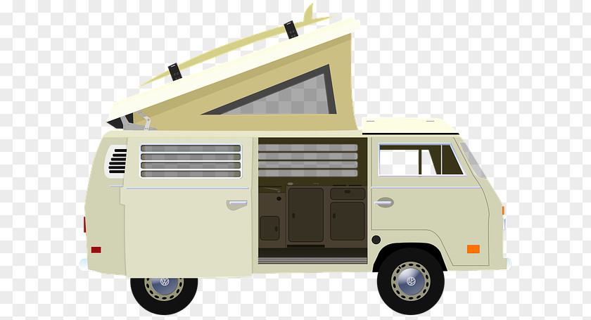 Surf Kombi Compact Van Car Campervans Camper Garage PNG