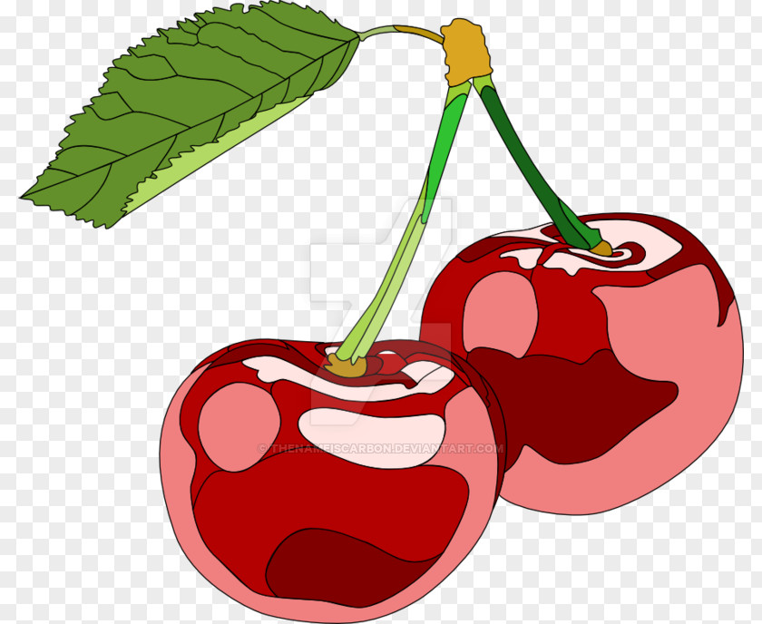 Glass Stain Clip Art For Back-To-School Cherries Digital Image PNG