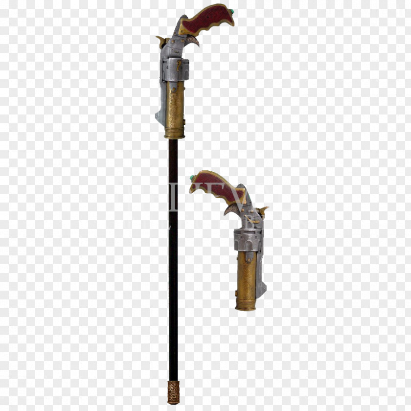 Walking Stick Steampunk Cane Gun Assistive Bastone PNG
