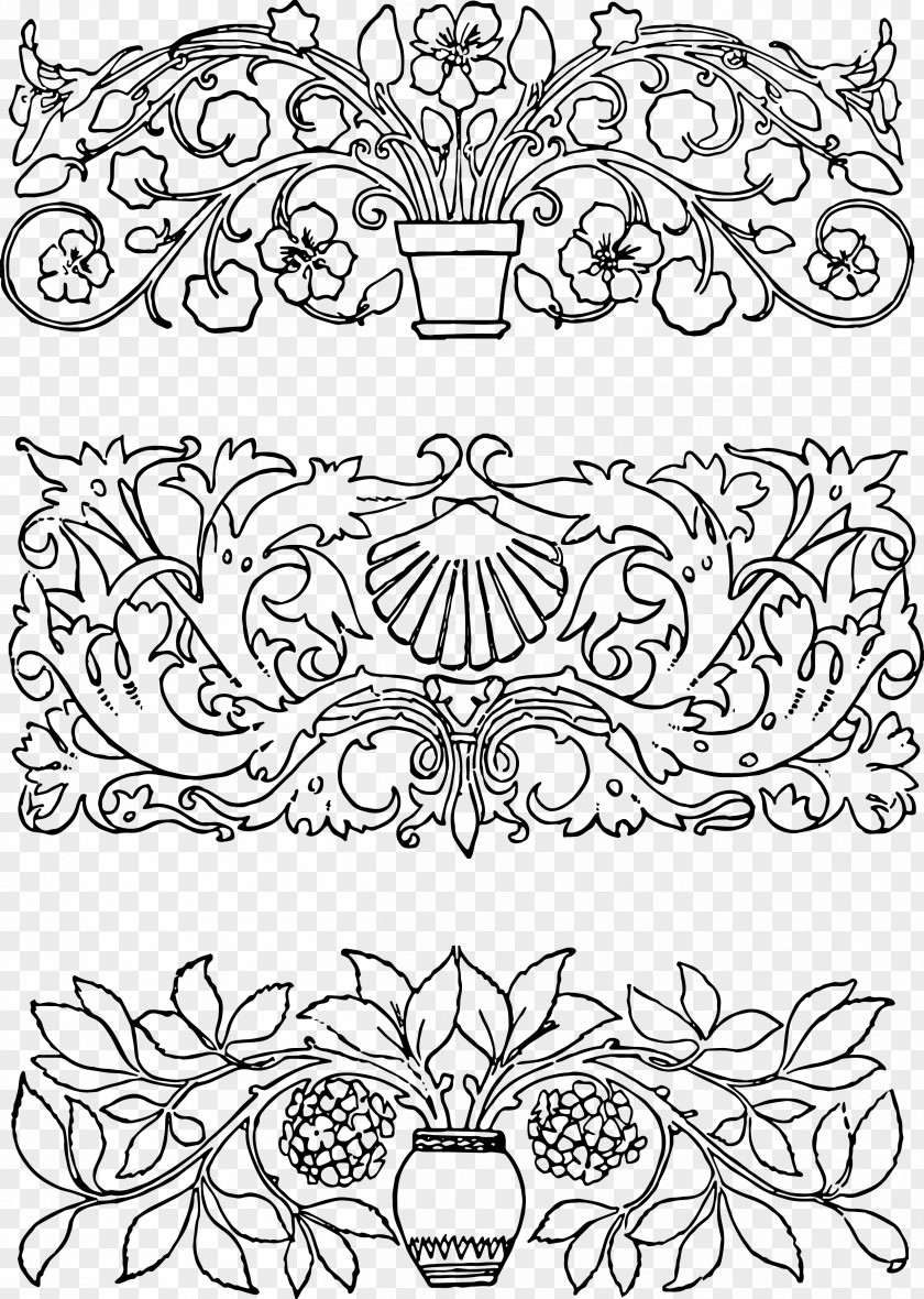 Calligraphic Design Art Ornament Clip PNG