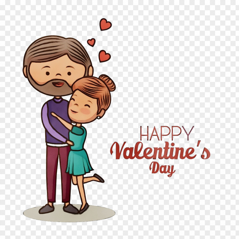 Cartoon Interaction Happy Love Child PNG