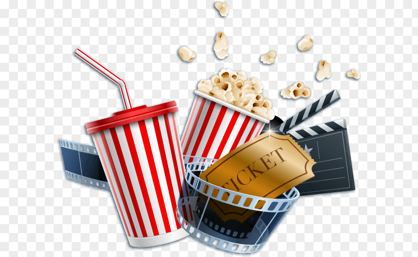 Popcorn Cinema Film PNG