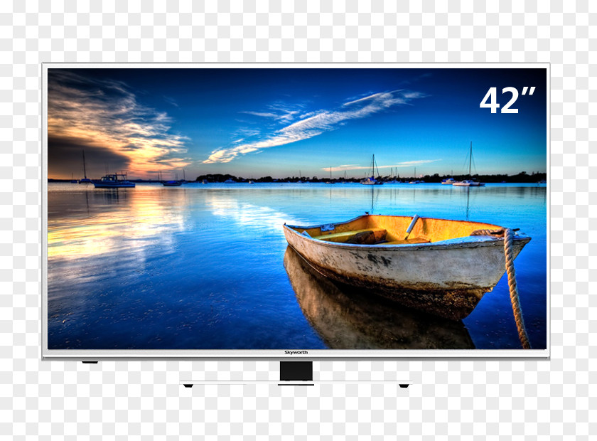 Skyworth 42-inch Ultra-thin Flat-panel TVs Television Set 4K Resolution High-definition LED-backlit LCD PNG