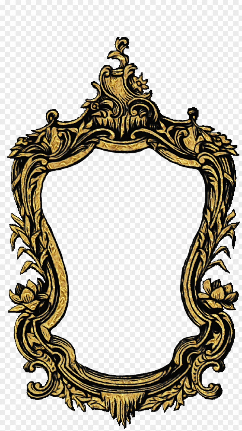 Visual Arts Mirror Picture Frame PNG