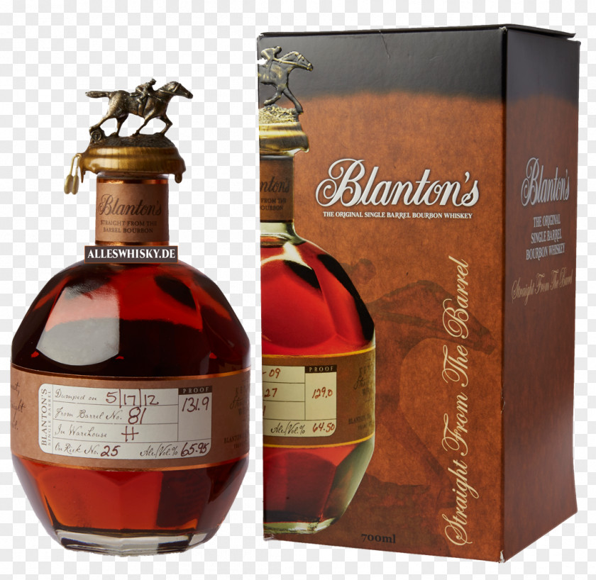 Wine Bourbon Whiskey Liqueur Blanton's Barrel PNG