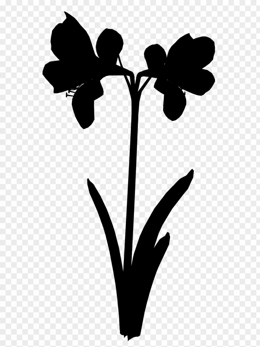 Clip Art Leaf Silhouette Plant Stem M. Butterfly PNG