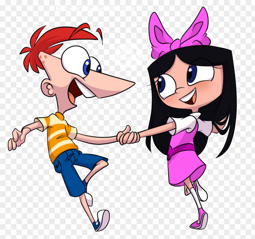 Dance Cartoon Images Phineas Flynn Candace Isabella Garcia-Shapiro PNG