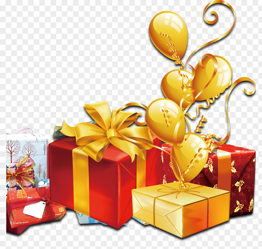 Gift Box Balloon Download PNG