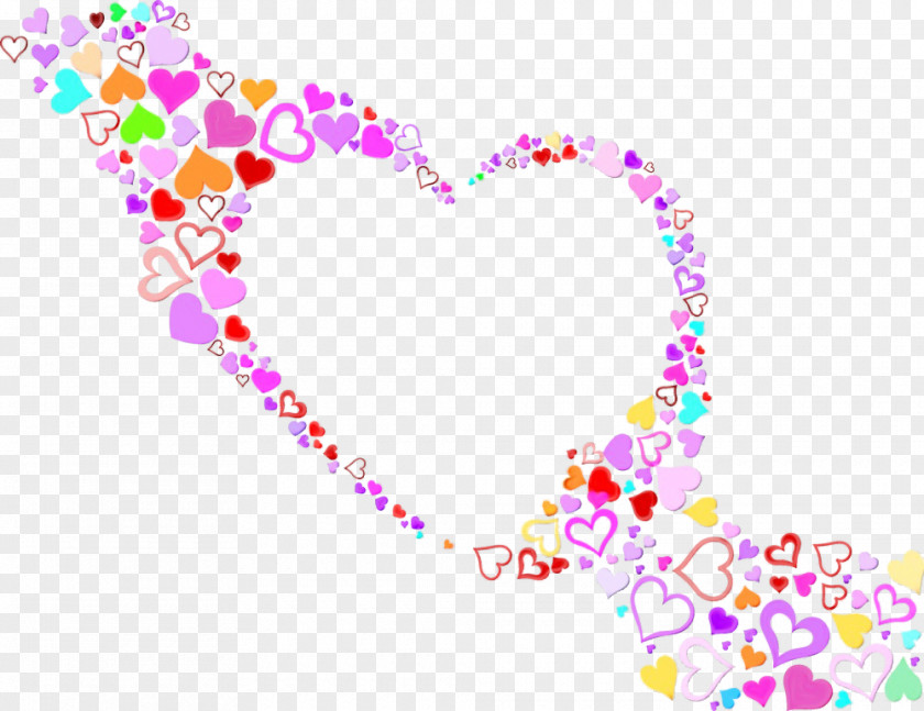 Heart Text Pink Love PNG