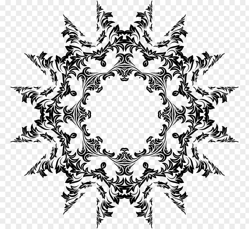 Ornamental Black And White Visual Arts Monochrome Photography PNG
