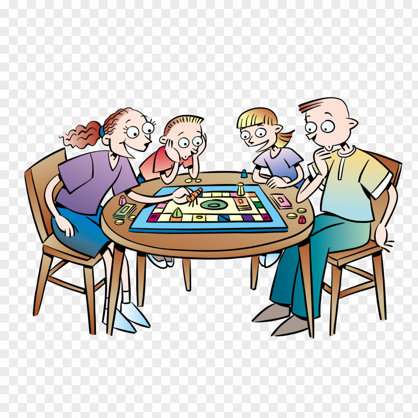 Play A Family Of Flying Chess Hasbro Game Night Trivial Pursuit Clip Art PNG