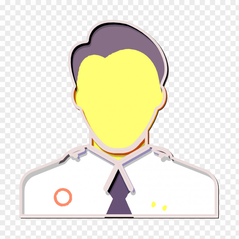 Yellow Cartoon Doctor Icon Professions PNG