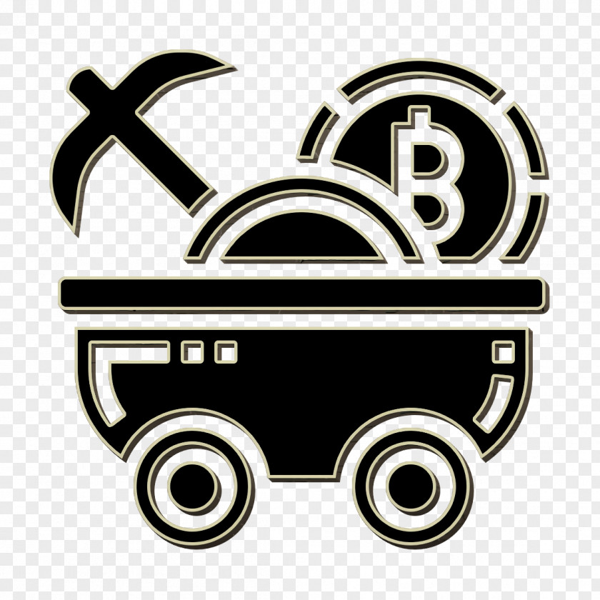 Blockchain Icon Mine Cart PNG