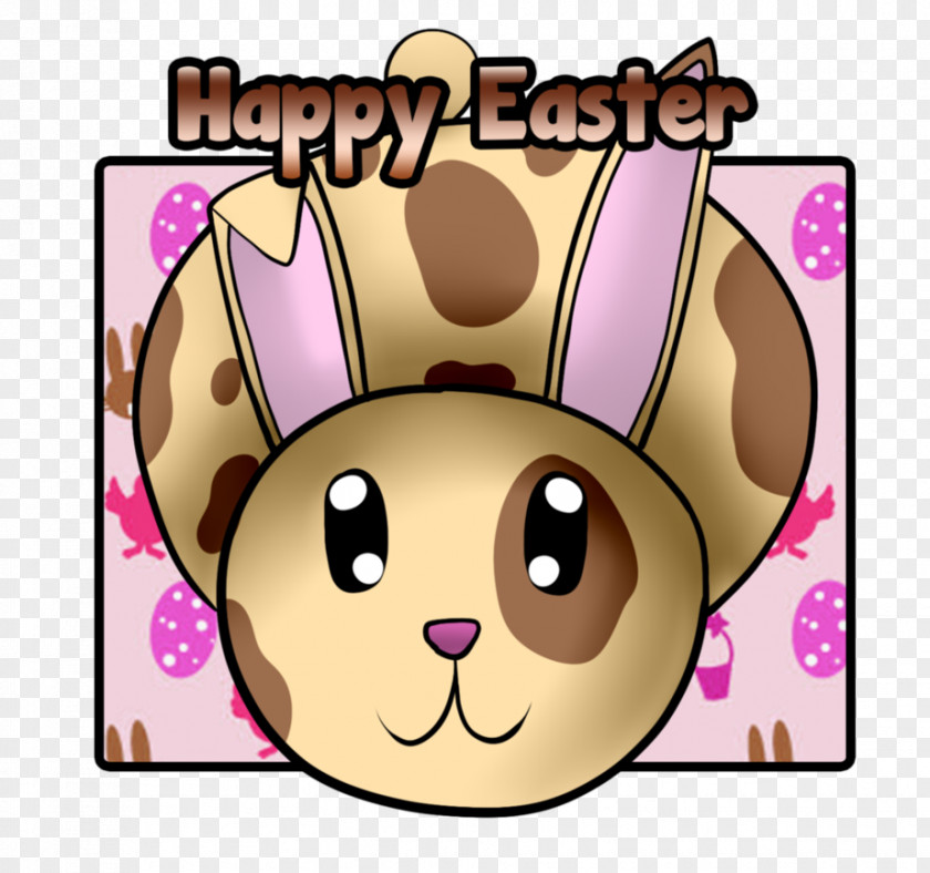 Happy Easter Poster Bunny Clip Art Illustration Product Ear PNG