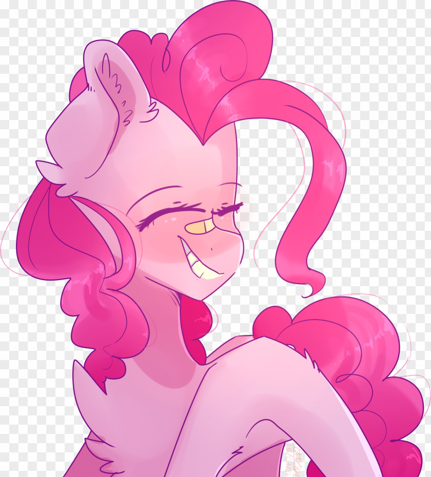 Horse Ear Pink M Clip Art PNG