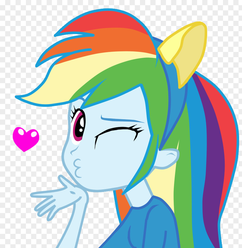 Rainbow Kiss Cliparts Dash Pinkie Pie Twilight Sparkle Equestria My Little Pony PNG